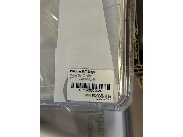 48x ent-endoscoop met distaal uiteinde van 3,6 mm en led-achtergrondverlichting opcom, pinguïn ent scope cl481p - afbeelding 3 van  5