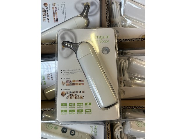 48x ent-endoscoop met distaal uiteinde van 3,6 mm en led-achtergrondverlichting opcom, pinguïn ent scope cl481p - afbeelding 1 van  5