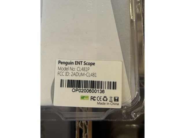 48x ent-endoscoop met distaal uiteinde van 3,6 mm en led-achtergrondverlichting opcom, pinguïn ent scope cl481p - afbeelding 4 van  5
