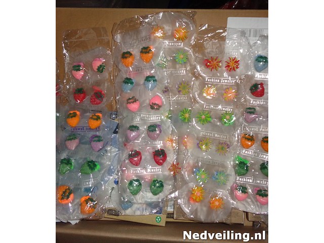 48x fashion jewelry haarelastiekjes 4x12 - afbeelding 3 van  3