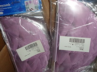 48x honeycomb lila 30cm - afbeelding 3 van  3