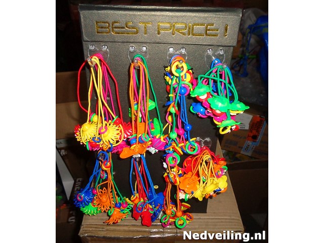 48x kinder haarelastiekjes op display - afbeelding 2 van  3