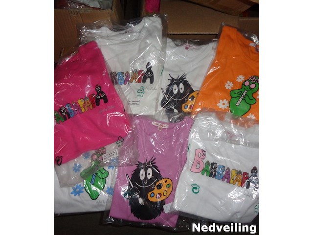 48x kinder t-shirts barbapapa - afbeelding 2 van  3
