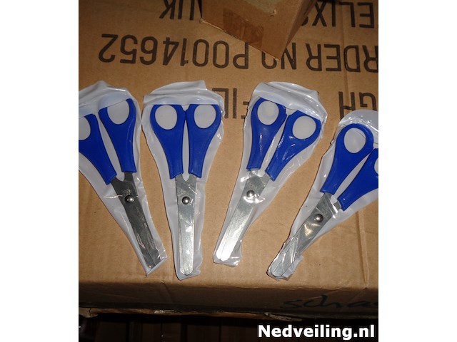 48x kinderschaartje blauw p.st verpakt - afbeelding 2 van  3
