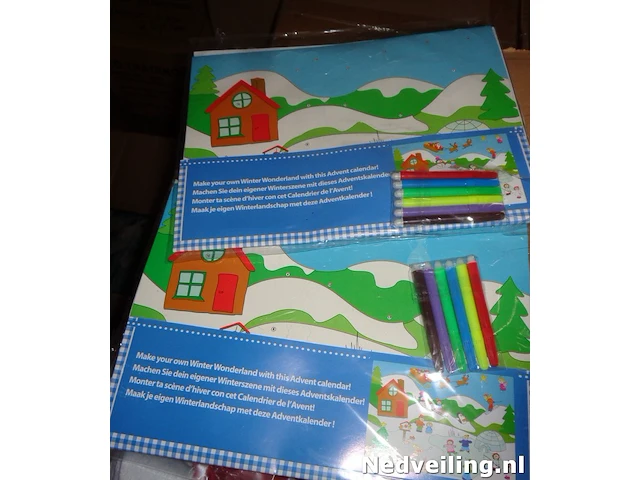 48x maak je eigen winterlandschap adventkalender - afbeelding 2 van  3