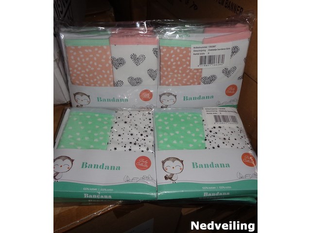 48x set van 2 stuks baby slabbetjes - afbeelding 2 van  3
