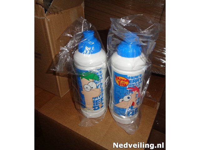 48x sportbidon phineas and ferb perry - afbeelding 3 van  3