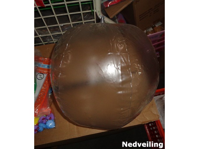 48x strandbal transparant +/- 30cm - afbeelding 3 van  3