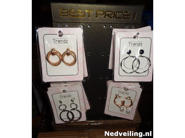 48x trendz oorbellen op display (668) - afbeelding 3 van  3