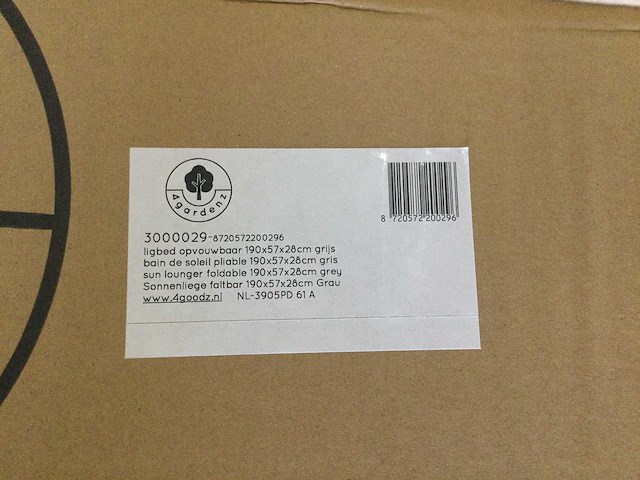 4gardenz - 3000029 - ligbed - afbeelding 3 van  4