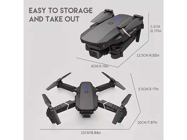 4k double camera drone (20x) - afbeelding 4 van  5