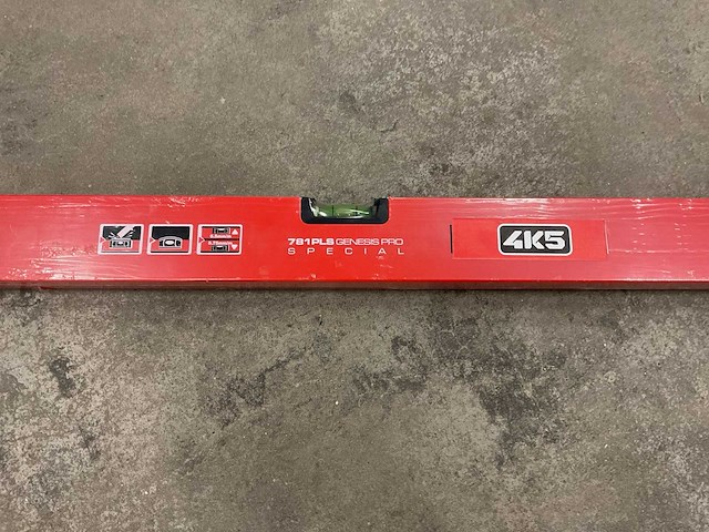4k5 781pls genesis pro special 200cm aluminium waterpas - afbeelding 2 van  4
