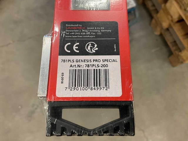 4k5 781pls genesis pro special 200cm aluminium waterpas - afbeelding 4 van  4