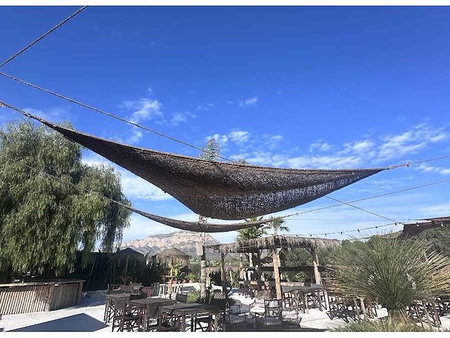 4shine - 6x6x6 kokos schaduwdoek (5x) - afbeelding 2 van  3