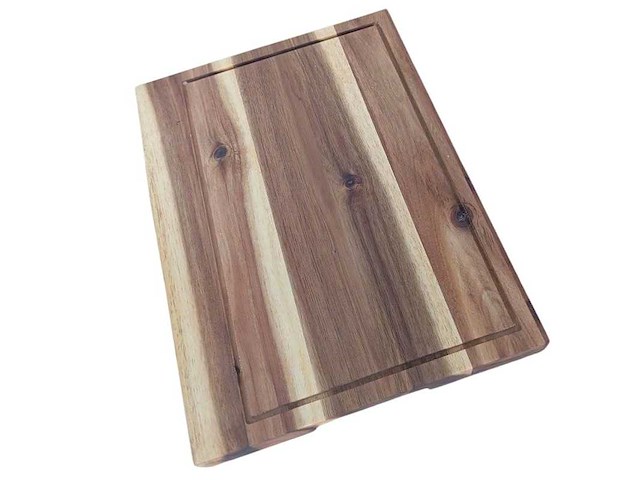 4shine - acacia snijplank 40x29x3cm – rechthoekig – 4shine - kitchenware (10x) - afbeelding 2 van  2