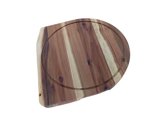 4shine - acacia snijplank d32x3 cm – ovaal – 4shine - kitchenware (5x) - afbeelding 2 van  3