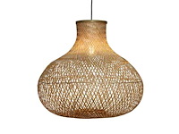 4shine - bamboe hanglamp caleta -ø53cm-bamboe hanglamp (5x)