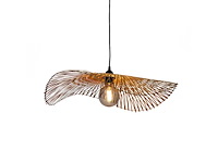 4shine - bamboe hanglamp serra -ø60cm- bamboe hanglamp – 4shine - hanging lamp (10x) - afbeelding 2 van  3