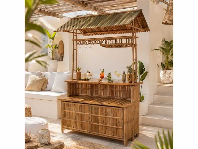 4shine - bamboe tiki bar riven – 4shine - barretje - garden furniture accessory - afbeelding 1 van  4