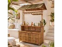 4shine - bamboe tiki bar riven – 4shine - barretje - garden furniture accessory