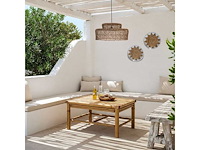 4shine - isla - rond rotan hanglamp - hanging lamp (5x) - afbeelding 2 van  2