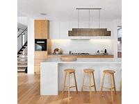 4shine - jute hanglamp pacha rechthoekige hanglamp 120x32 cm. (10x) - afbeelding 2 van  2