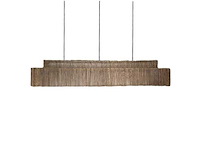 4shine - jute hanglamp pacha rechthoekige hanglamp 120x32 cm. (10x) - afbeelding 1 van  1
