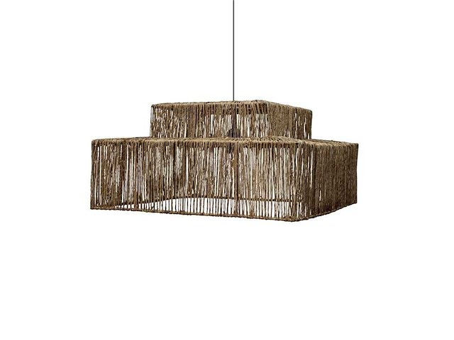4shine - jute hanglamp zenon - hanging lamp (6x) - afbeelding 1 van  1