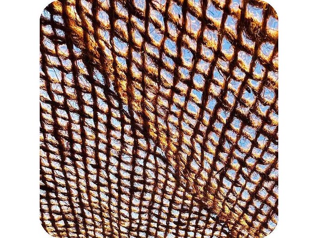 4shine - kokos schaduwdoek 4x4 m1 - schaduwdoek (4x) - afbeelding 3 van  3