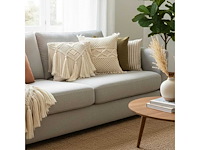 4shine - macramé sierkussen bloom – 4shine - decorative cushions (5x) - afbeelding 2 van  2