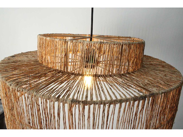 4shine - ronde jute hanglamp isla -ø50cm- 4shine - hanging lamp (10x) - afbeelding 3 van  4