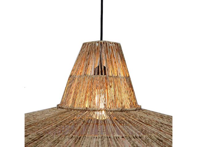 4shine - ronde jute hanglamp jerico -ø88cm- 4shine - hanging lamp (3x) - afbeelding 3 van  4