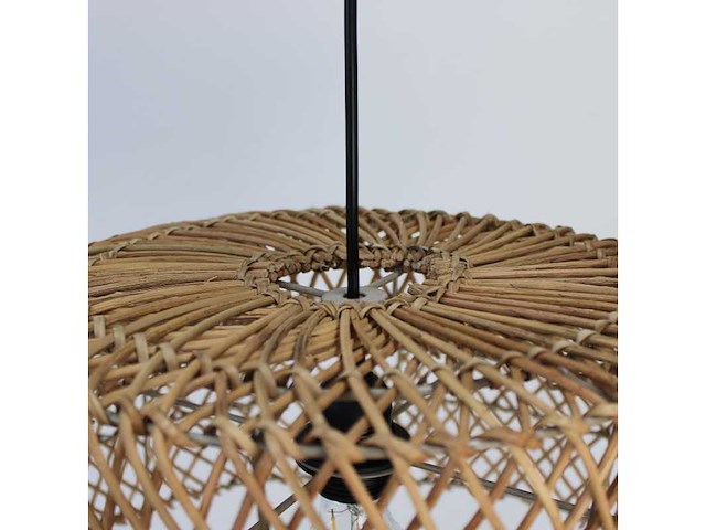 4shine - ronde rotan hanglamp isla -ø50cm- 4shine - hanging lamp (5x) - afbeelding 3 van  3