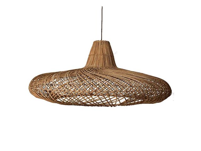 4shine - rotan hanglamp jerico - hanging lamp (5x) - afbeelding 1 van  2