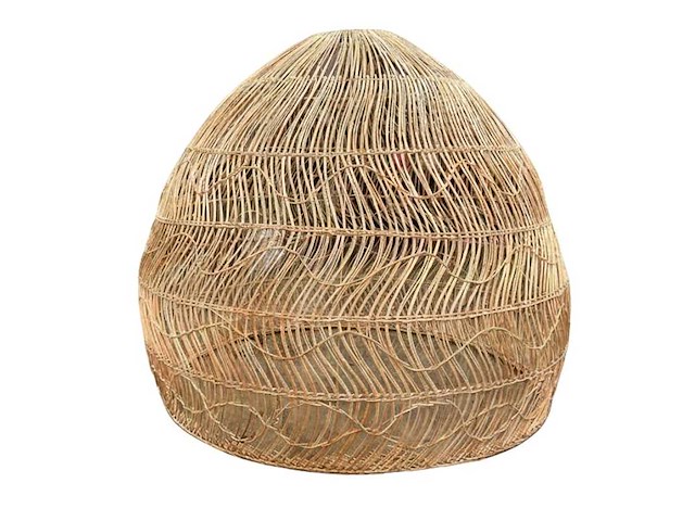 4shine - rotan hanglamp ravi xxl -ø120cm- ronde hanglamp – 4shine - hanging lamp - afbeelding 2 van  2