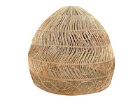 4shine - rotan hanglamp ravi xxl -ø120cm- ronde hanglamp – 4shine - hanging lamp - afbeelding 2 van  2