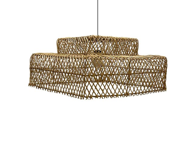 4shine - rotan hanglamp zenon - hanging lamp (6x) - afbeelding 1 van  2