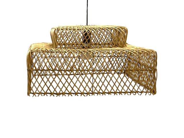 4shine - rotan hanglamp zenon - hanging lamp (6x) - afbeelding 2 van  2