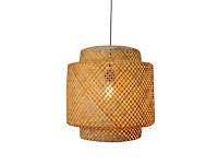 4shine - santi s - ronde bamboe hanglamp - hanging lamp (10x) - afbeelding 2 van  3