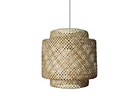 4shine - santi s - ronde bamboe hanglamp - hanging lamp (5x) - afbeelding 1 van  3