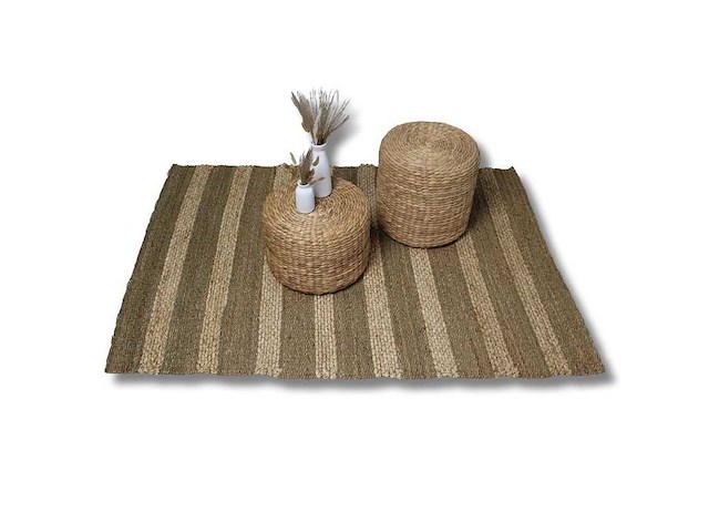 4shine - zeegras & palm vloerkleed 120×170 cm – rechthoekig vloerkleed – 4shine - carpet (10x) - afbeelding 3 van  3