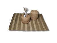 4shine - zeegras & palm vloerkleed 160×230 cm – rechthoekig vloerkleed – 4shine - carpet (5x) - afbeelding 3 van  3