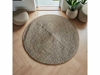 4shine - zeegras vloerkleed -d120 cm. - rond vloerkleed – 4shine - carpet (5x)