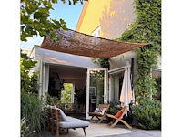 4shine schaduwdoek kokos vierkant 3x3m garden furniture accessory (10x)