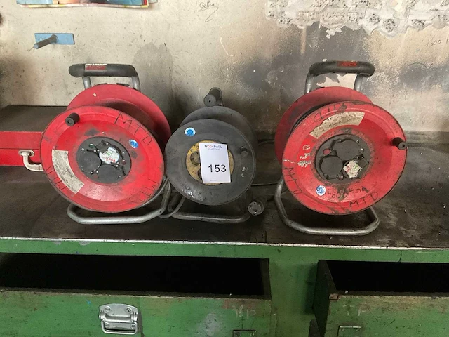 4teck - verlengkabelhaspels (3x) - afbeelding 1 van  5