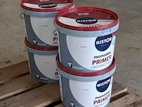 4x 10 liter primer, histor, monodek, wit