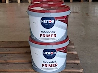4x 10 liter primer, histor, monodek, wit - afbeelding 2 van  3