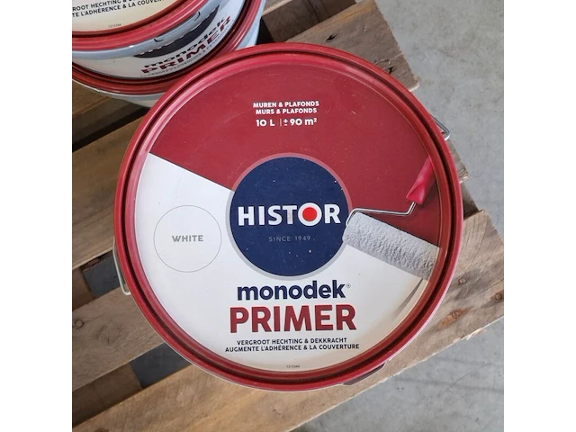4x 10 liter primer, histor, monodek, wit - afbeelding 3 van  3