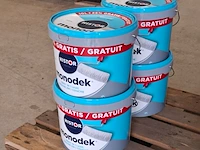 4x 12.5 liter muurverf, histor, monodek, wit