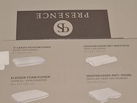 4x 3-laags hoofdkussen presence, extra ventilerend - afbeelding 3 van  5